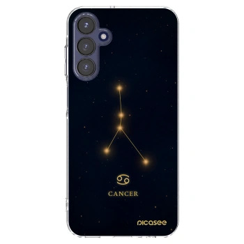 Picasee Samsung Galaxy A15 A155F 4G Hülle - Transparentes Silikon - CANCER