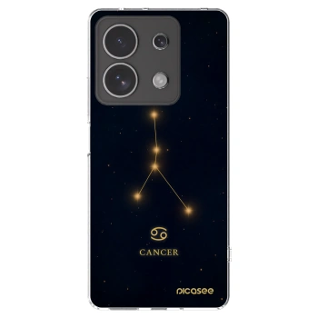 Picasee Xiaomi Redmi Note 13 4G Hülle - Transparentes Silikon - CANCER