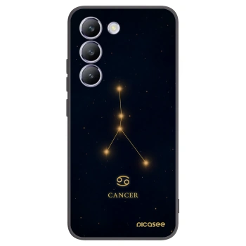 Picasee Vivo V40 SE 5G Hülle - Schwarzes Silikon - CANCER