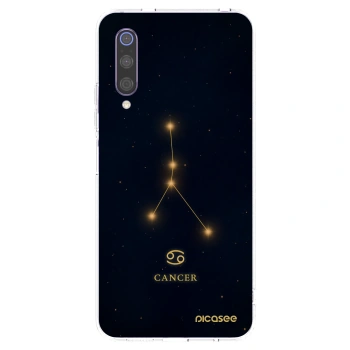 Picasee Xiaomi Mi 9 Hülle - Transparentes Silikon - CANCER