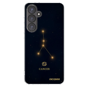 Picasee Samsung Galaxy S24 FE S721B Hülle - Transparentes Silikon - CANCER