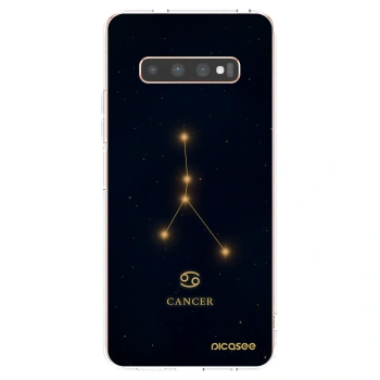 Picasee Samsung Galaxy S10 Plus G975 Hülle - Transparentes Silikon - CANCER