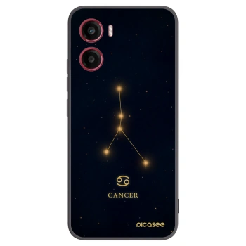 Picasee Motorola Moto G05 Hülle - Schwarzes Silikon - CANCER