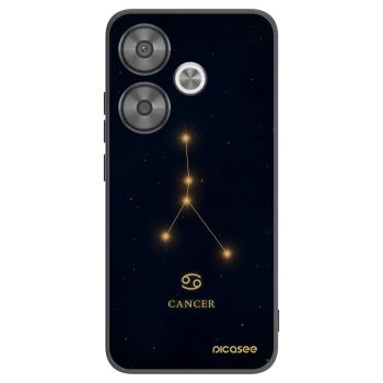 Picasee Xiaomi Poco F6 Hülle - Schwarzes Silikon - CANCER