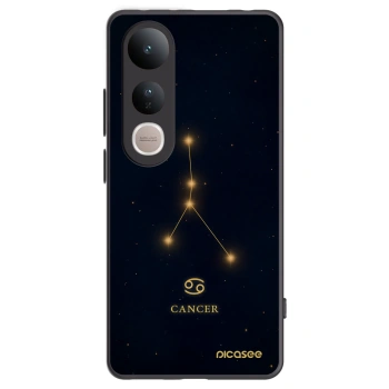 Picasee Vivo V50 Lite 5G Hülle - Schwarzes Silikon - CANCER