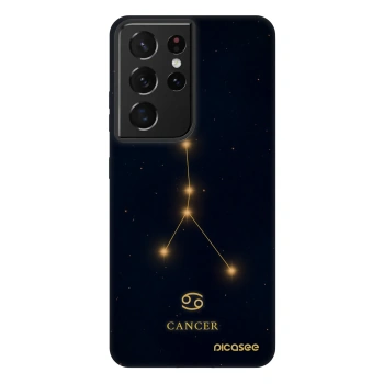 Picasee Fashion Case für Samsung Galaxy S21 Ultra 5G G998B - CANCER