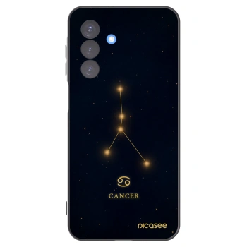 Picasee Samsung Galaxy A17 5G Hülle - Schwarzes Silikon - CANCER