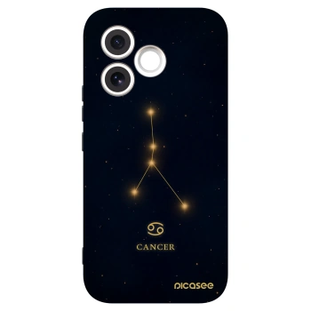 Picasee Honor 600 Lite Hülle - Schwarzes Silikon - CANCER