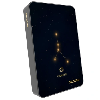 Picasee Powerbank mit MagSafe 10 000 mAh Grau - CANCER