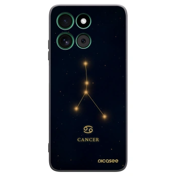 Picasee Motorola Moto G57 Power Hülle - Schwarzes Silikon - CANCER