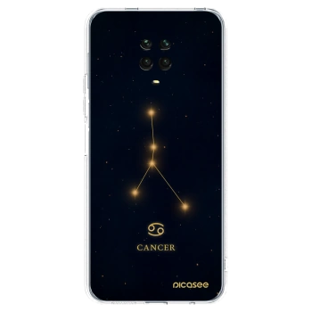 Picasee Xiaomi Redmi Note 9 Pro Hülle - Transparentes Silikon - CANCER
