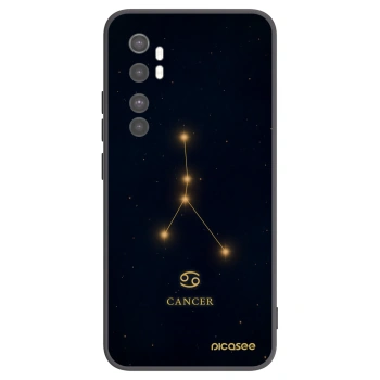 Picasee Xiaomi Mi Note 10 Lite Hülle - Schwarzes Silikon - CANCER
