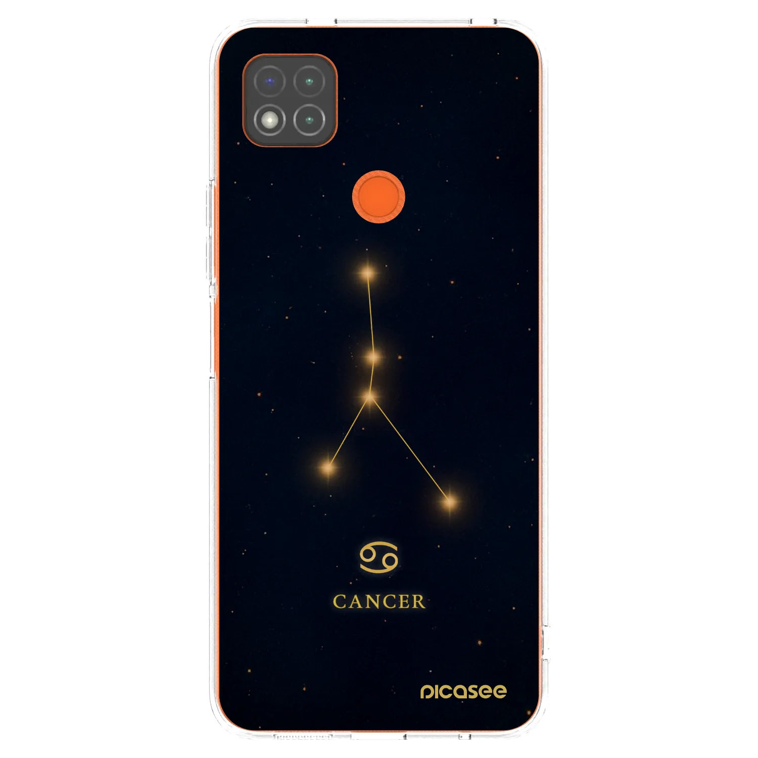 Picasee Xiaomi Redmi 9C Hülle - Transparentes Silikon - CANCER