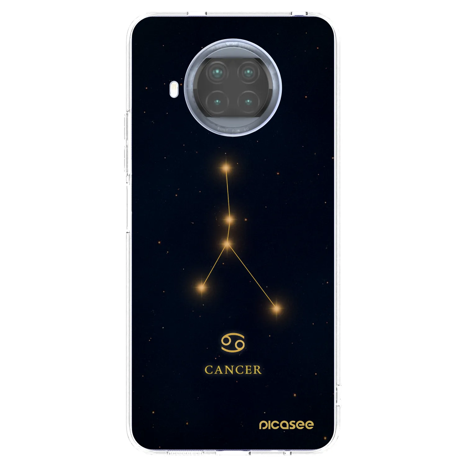 Picasee Xiaomi Mi 10T Lite Hülle - Transparentes Silikon - CANCER