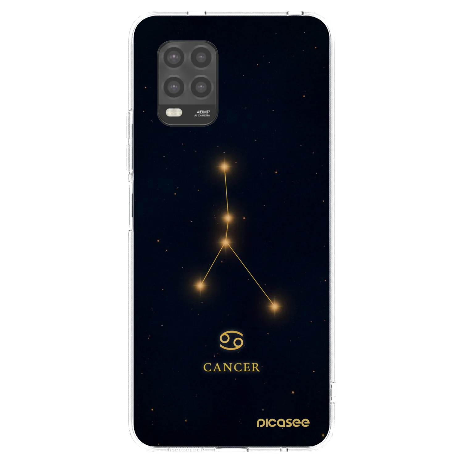 Picasee Xiaomi Mi 10 Lite Hülle - Transparentes Silikon - CANCER