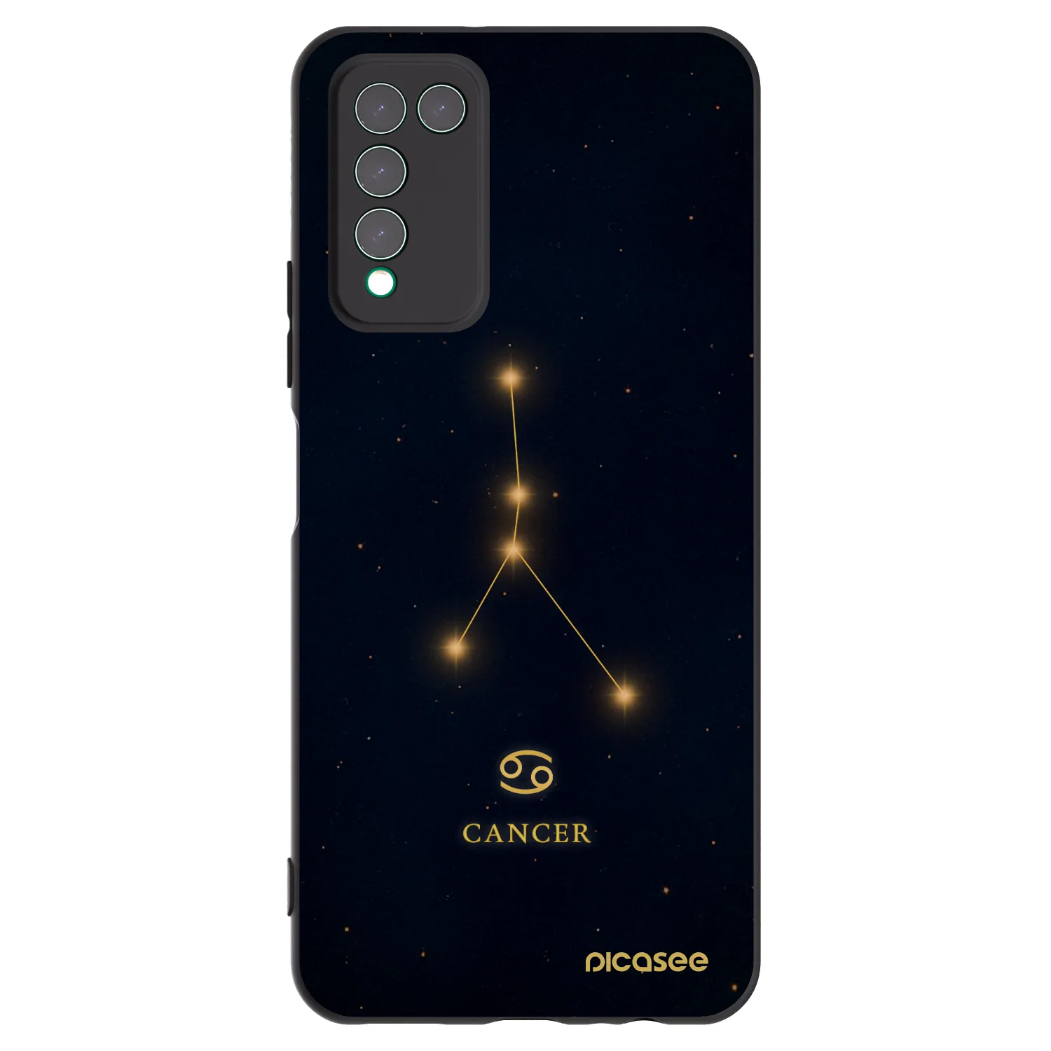 Picasee Honor 10X Lite Hülle - Schwarzes Silikon - CANCER