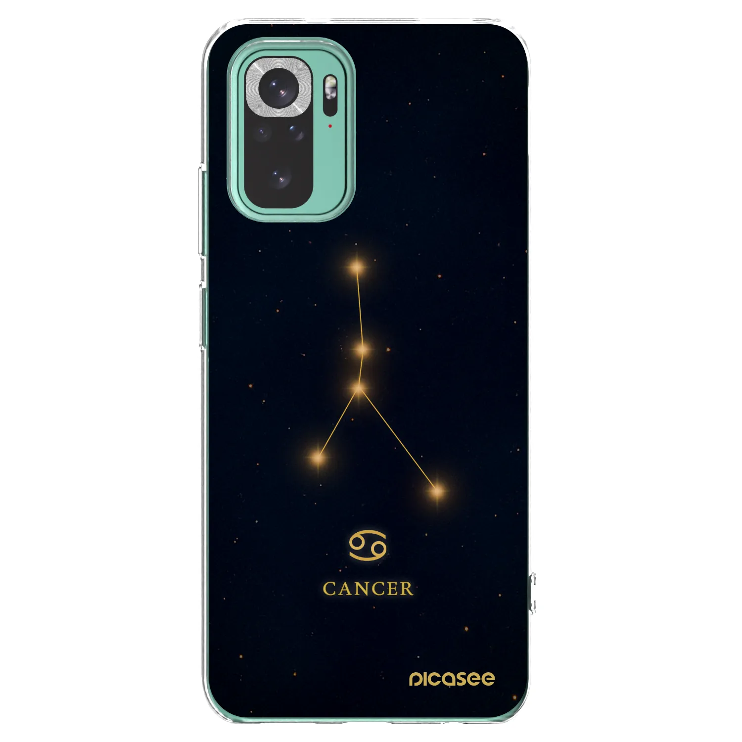 Picasee Xiaomi Redmi Note 10 Pro Hülle - Transparentes Silikon - CANCER