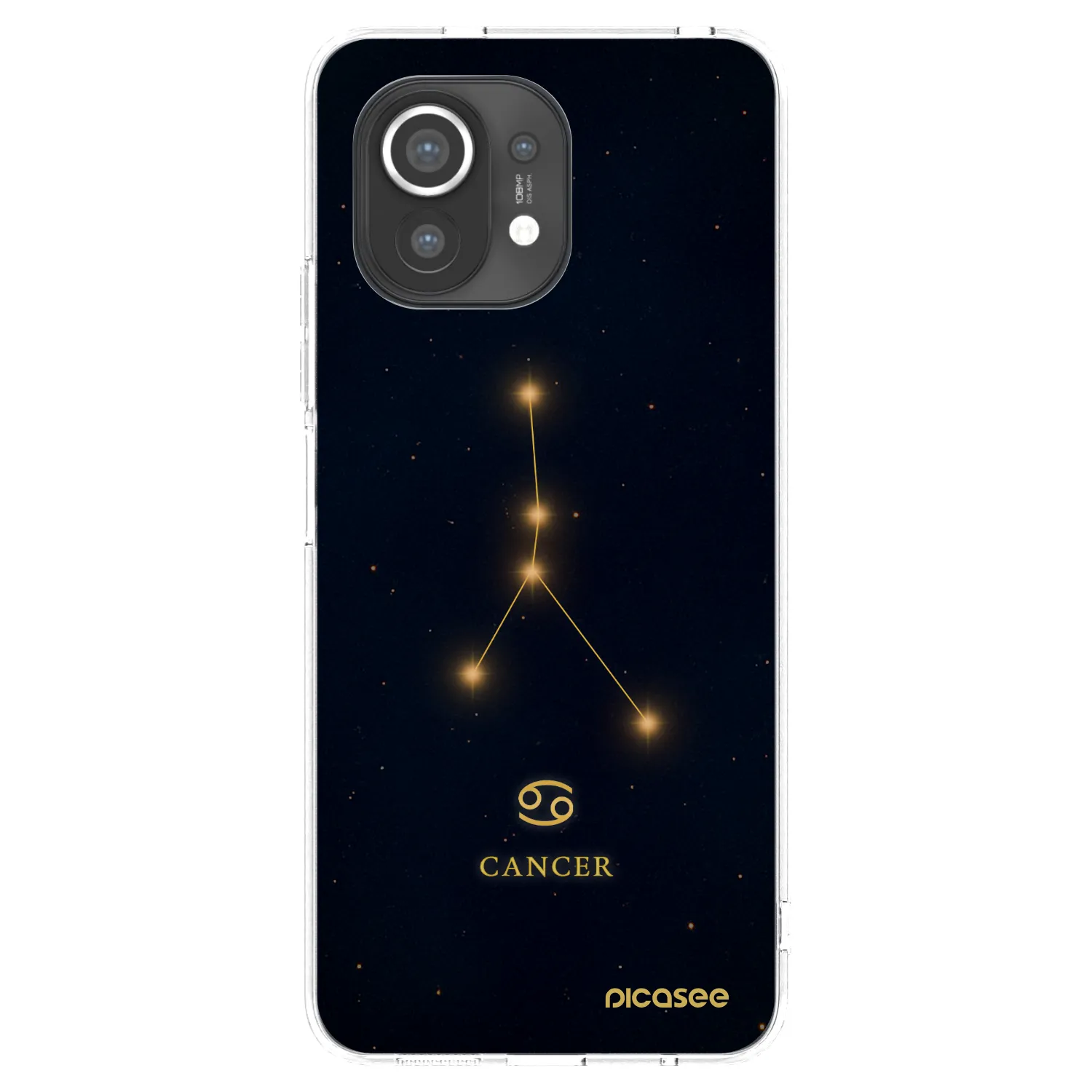 Picasee Xiaomi Mi 11 Hülle - Transparentes Silikon - CANCER
