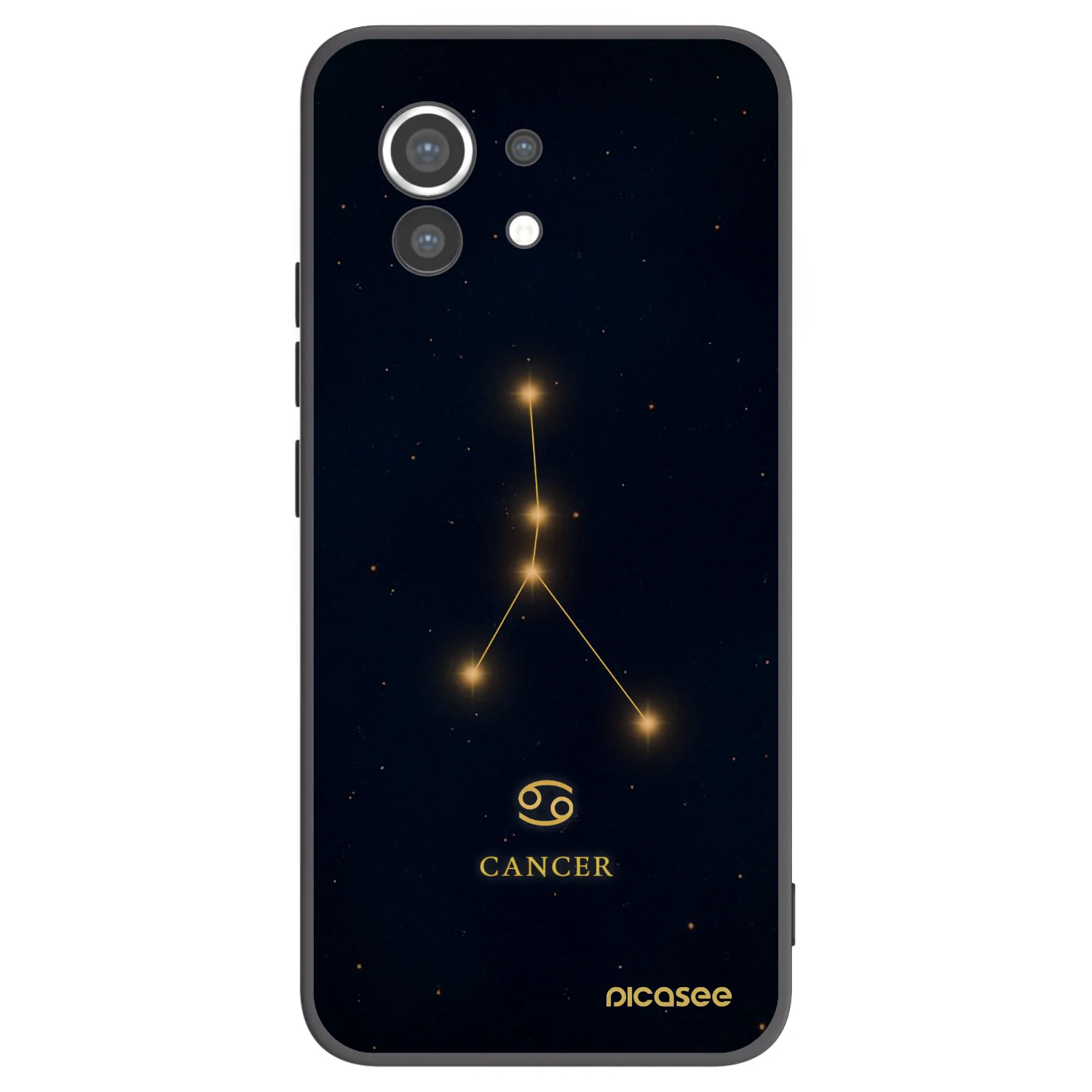 Picasee Xiaomi Mi 11 Hülle - Schwarzes Silikon - CANCER