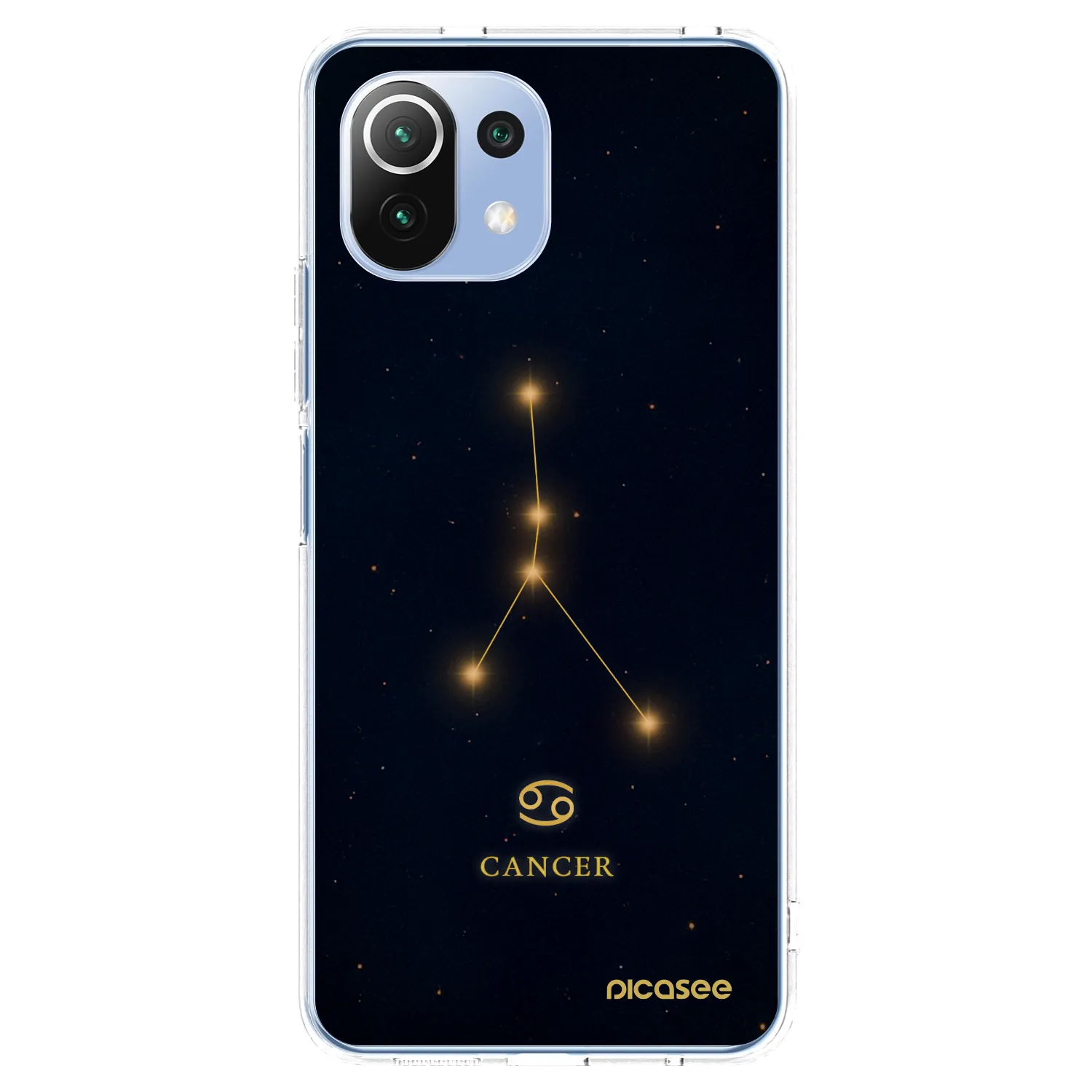 Picasee Xiaomi Mi 11 Lite Hülle - Transparentes Silikon - CANCER