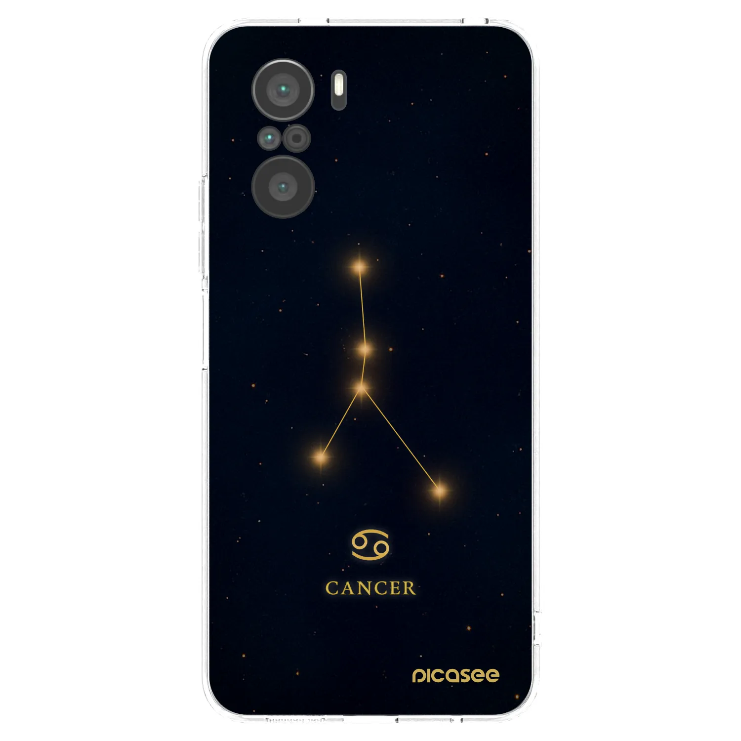 Picasee Xiaomi Poco F3 Hülle - Transparentes Silikon - CANCER