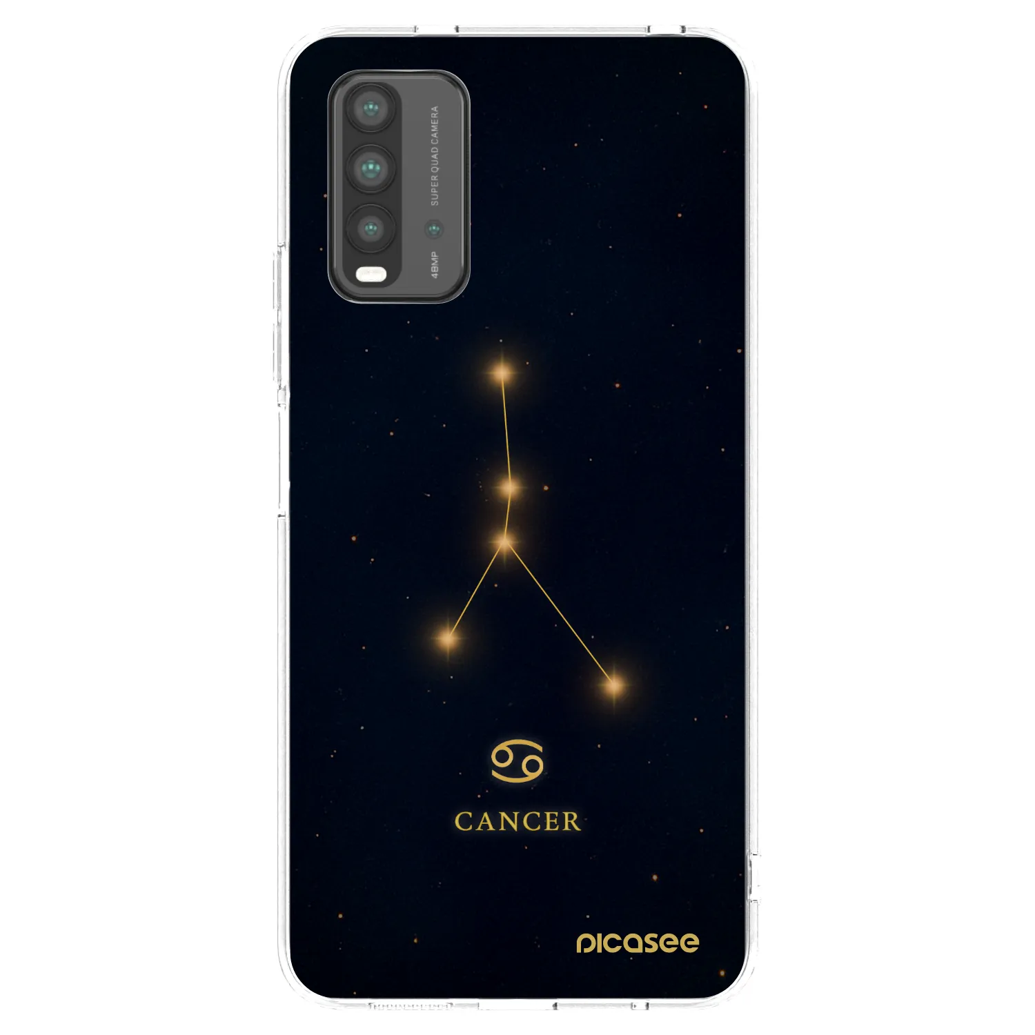 Picasee Xiaomi Redmi 9T Hülle - Transparentes Silikon - CANCER