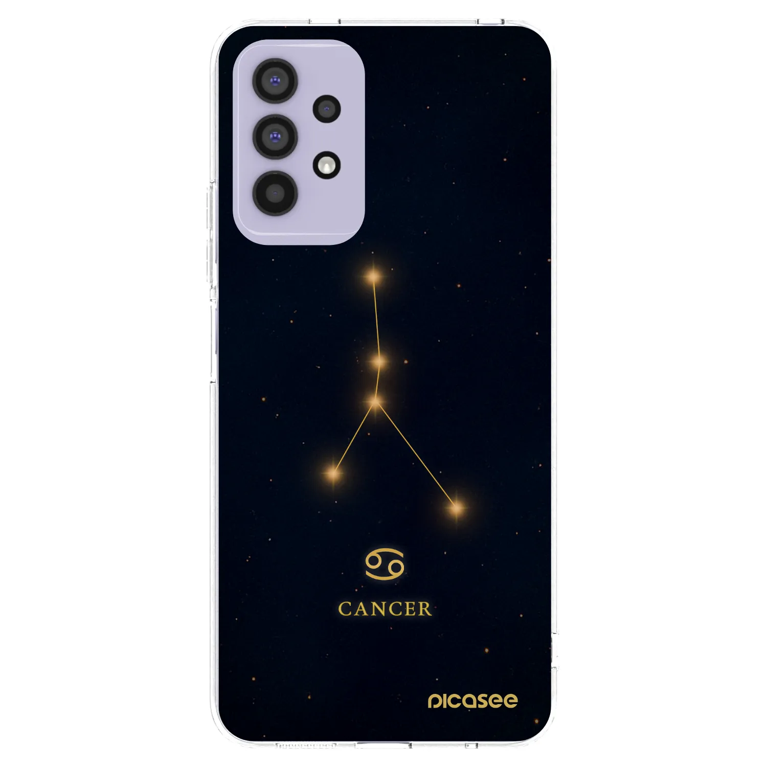 Picasee Samsung Galaxy A32 4G SM-A325F Hülle - Transparentes Silikon - CANCER