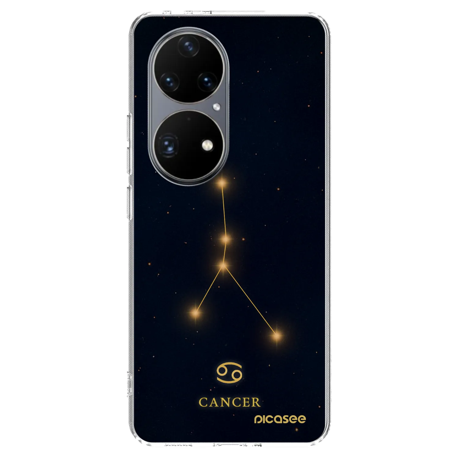 Picasee Huawei P50 Hülle - Transparentes Silikon - CANCER