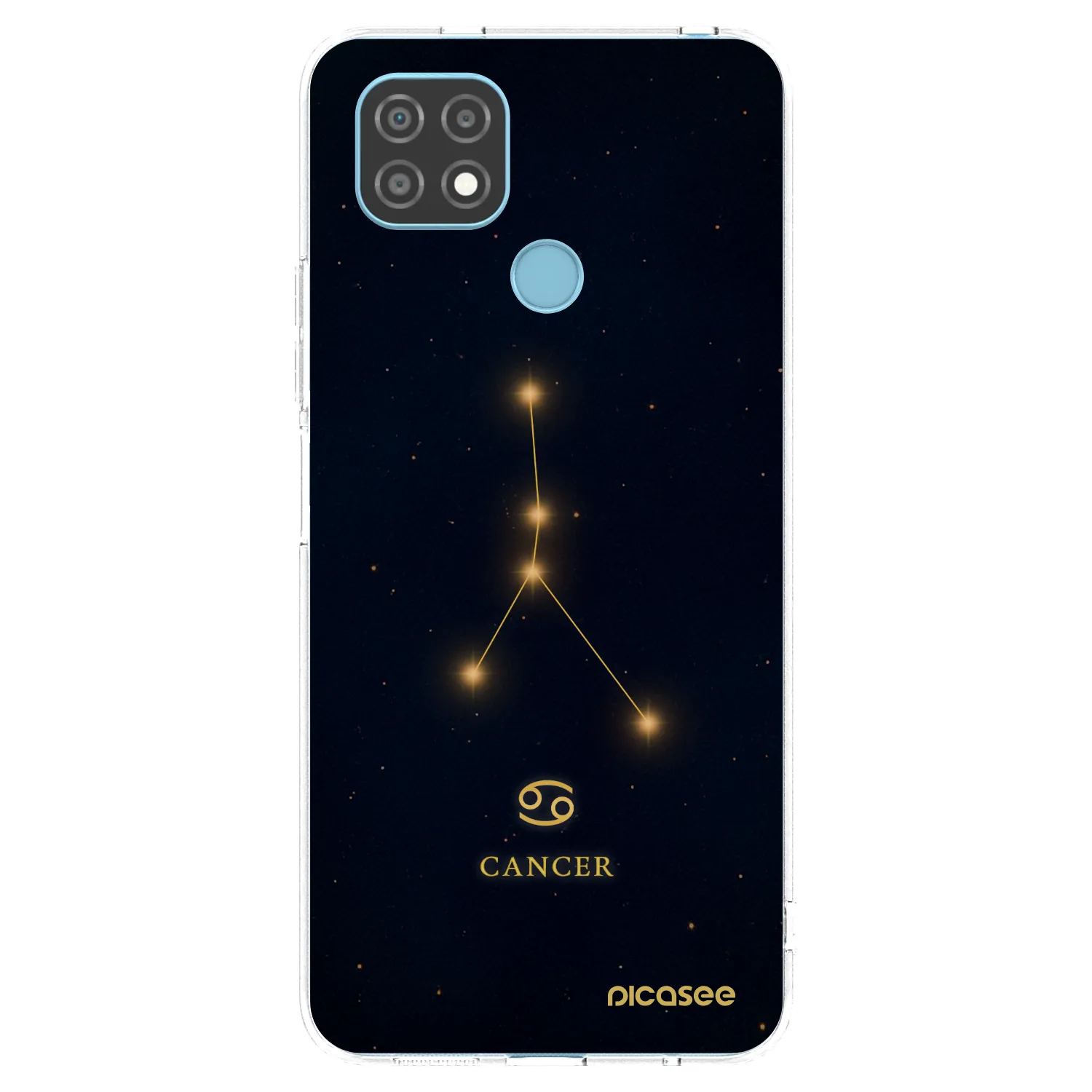 Picasee Realme C21 Hülle - Transparentes Silikon - CANCER