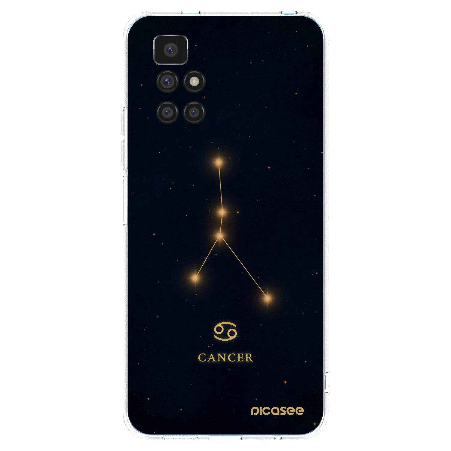 Picasee Xiaomi Redmi 10 Hülle - Transparentes Silikon - CANCER