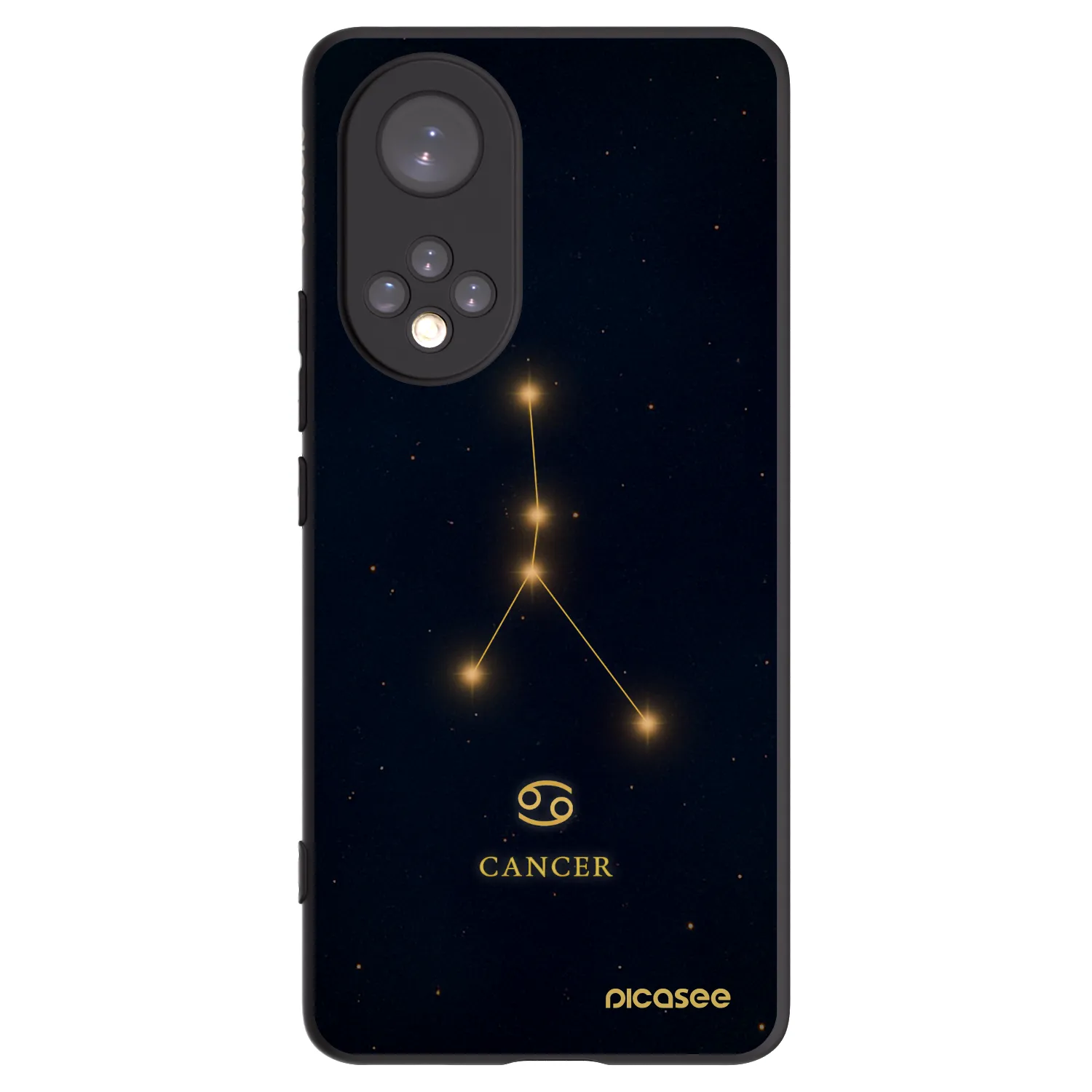 Picasee Honor 50 5G Hülle - Schwarzes Silikon - CANCER