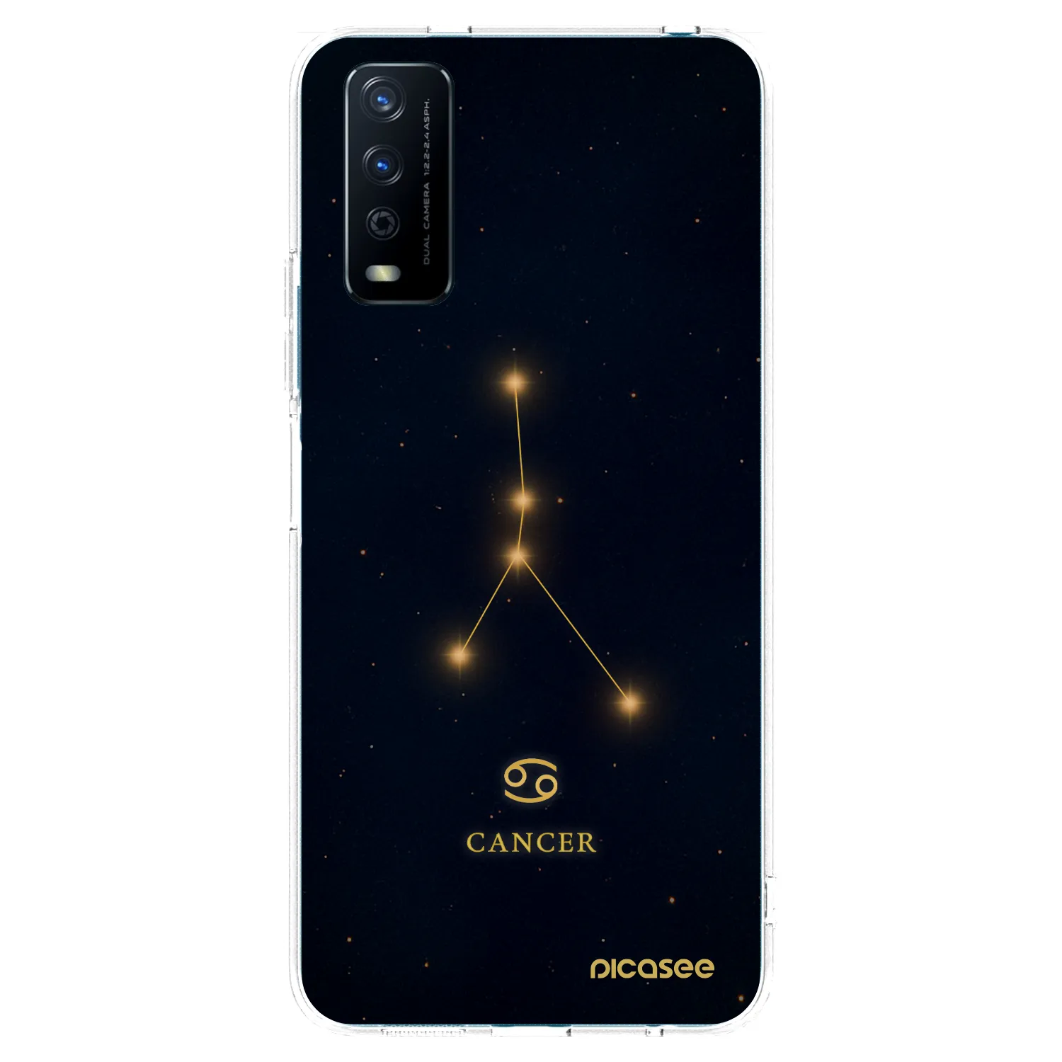 Picasee Vivo Y11s Hülle - Transparentes Silikon - CANCER