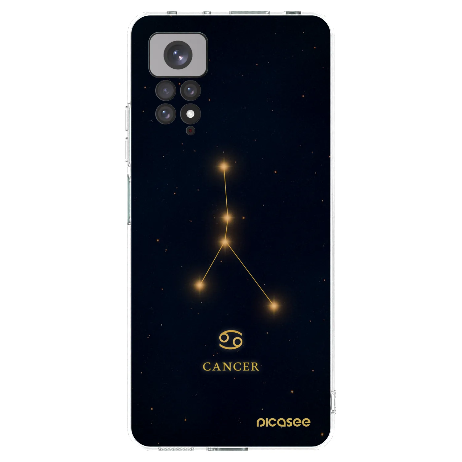 Picasee Xiaomi Redmi Note 11 Hülle - Transparentes Silikon - CANCER