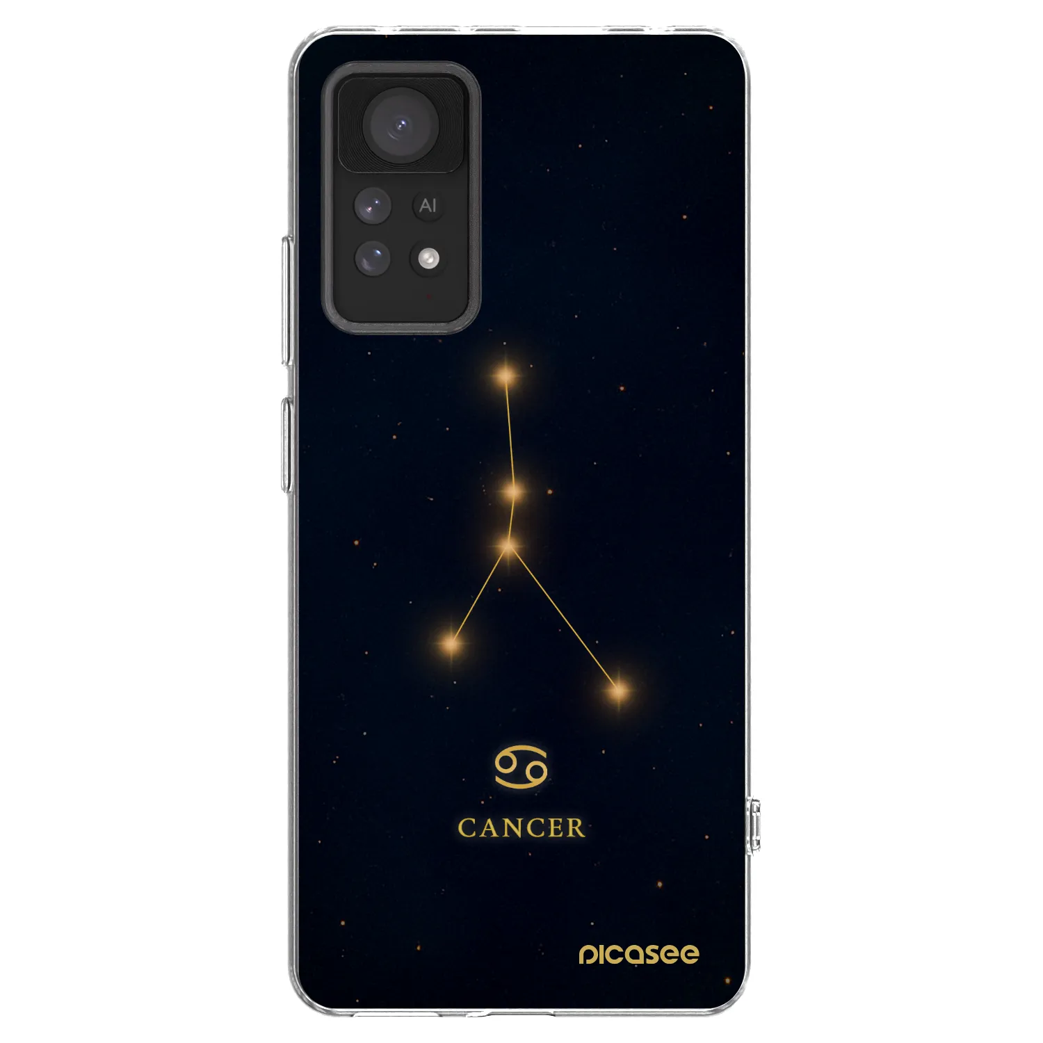 Picasee Xiaomi Redmi Note 11 Pro 5G Hülle - Transparentes Silikon - CANCER