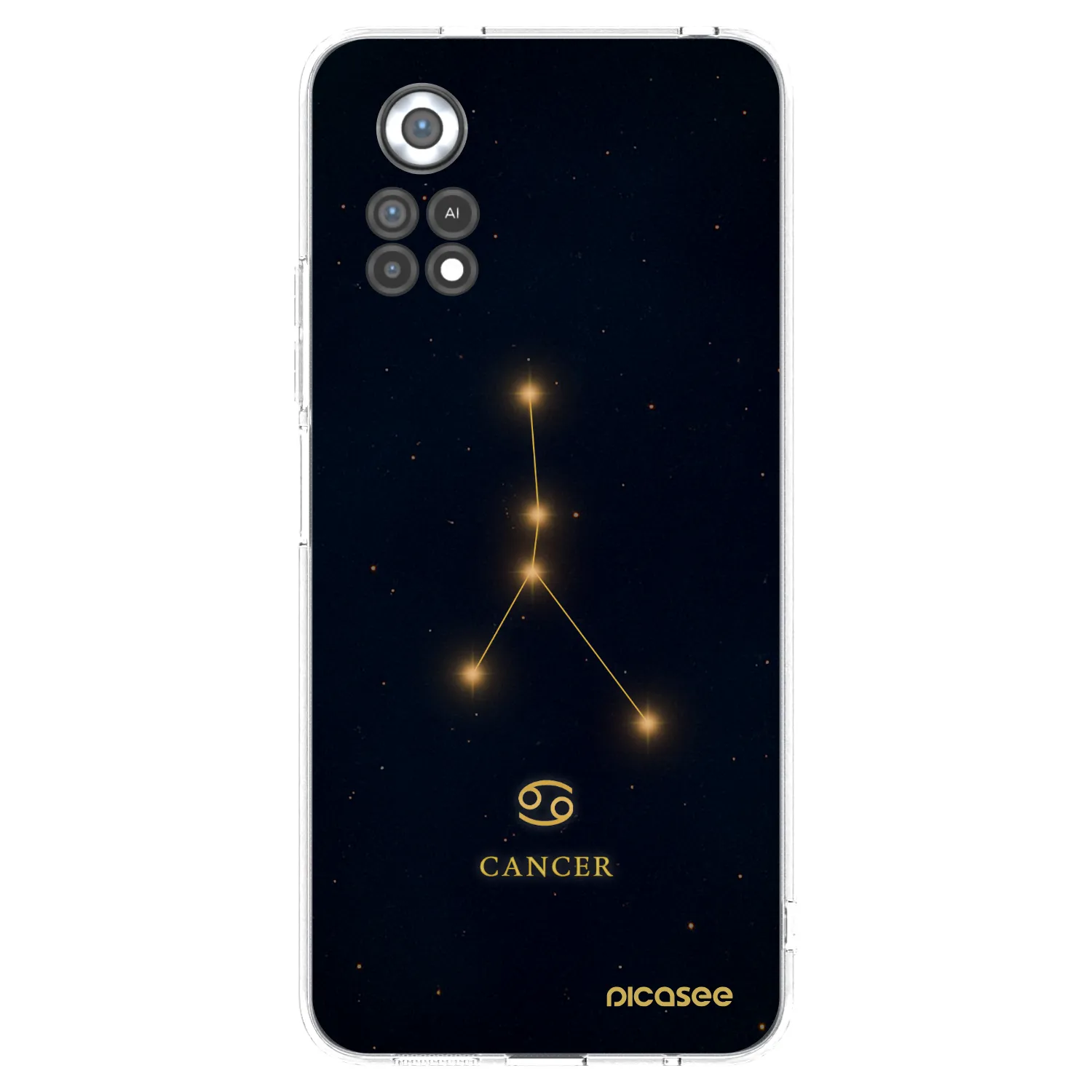 Picasee Xiaomi Poco X4 Pro 5G Hülle - Transparentes Silikon - CANCER