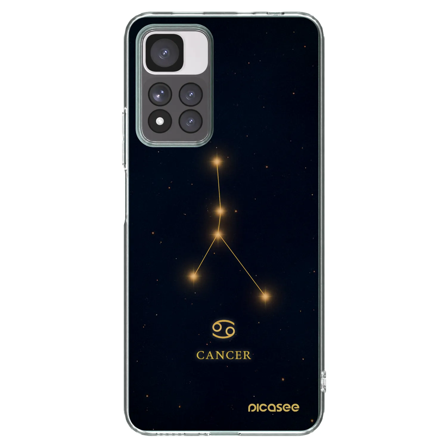 Picasee Xiaomi Redmi Note 11 Pro+ 5G Hülle - Transparentes Silikon - CANCER