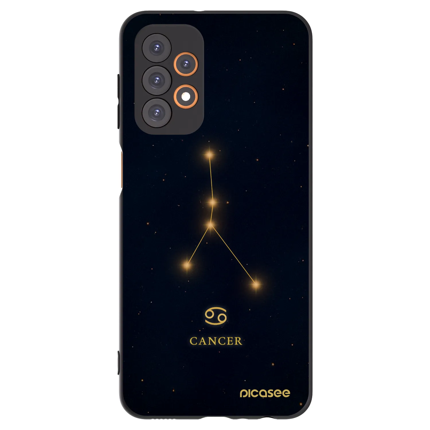 Picasee Samsung Galaxy A23 A236B 5G Hülle - Schwarzes Silikon - CANCER