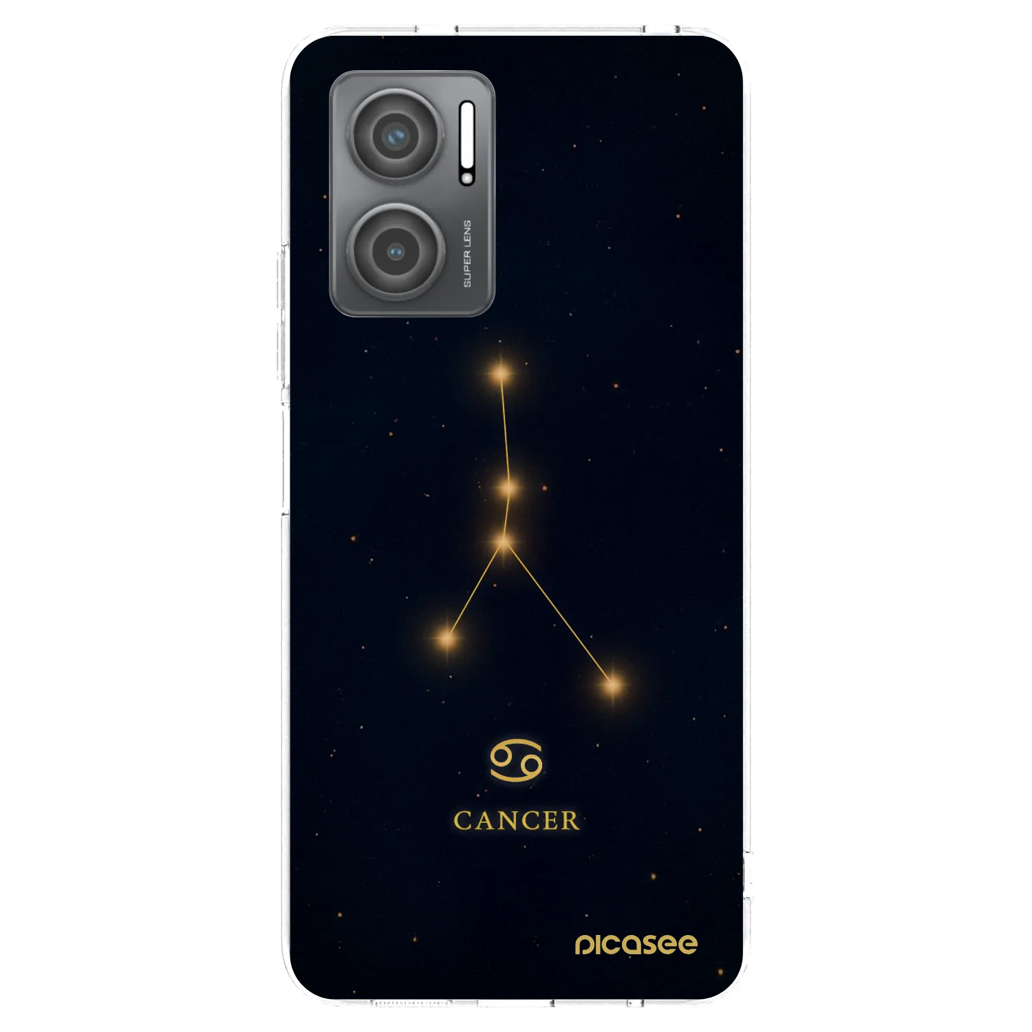 Picasee Xiaomi Redmi 10 5G Hülle - Transparentes Silikon - CANCER