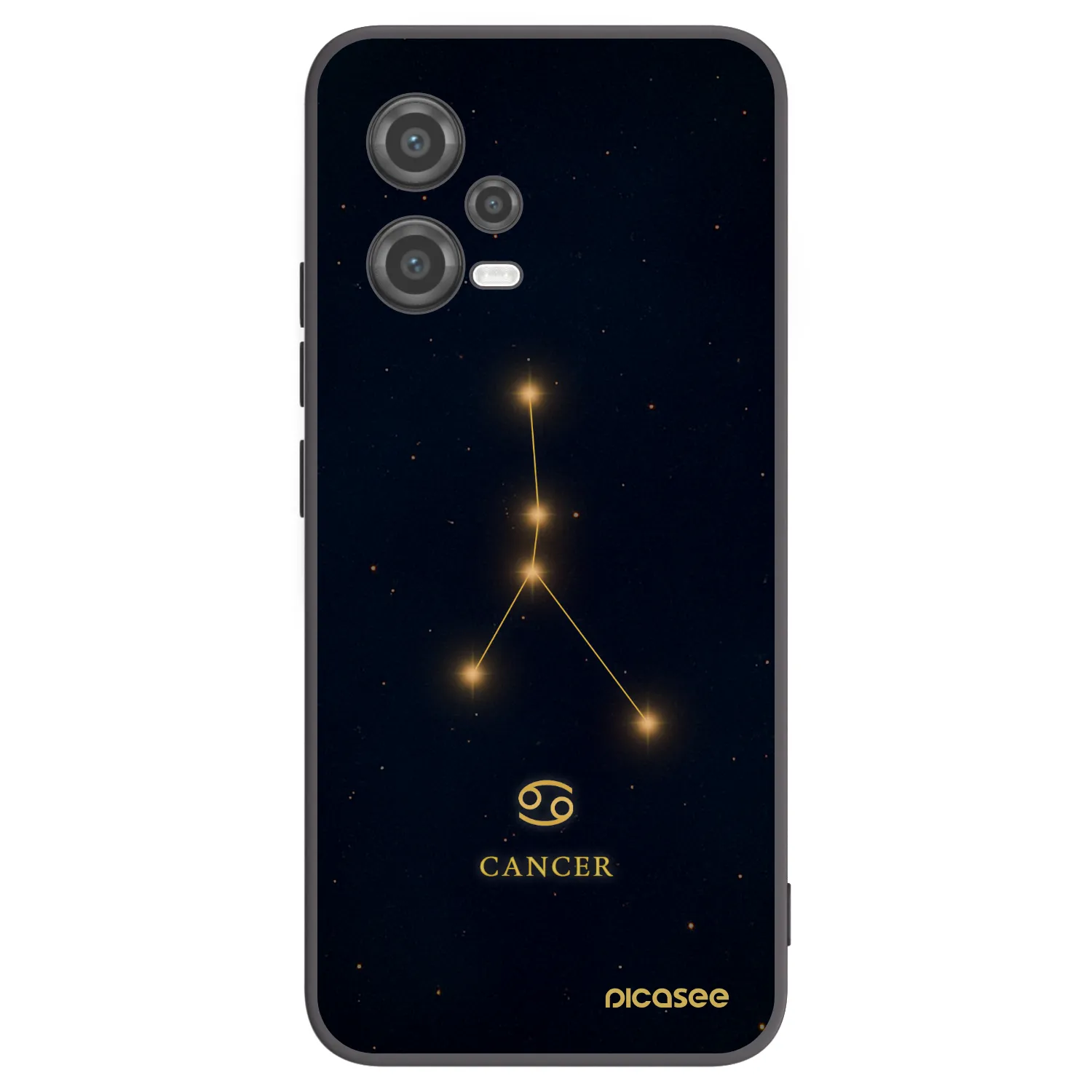 Picasee Xiaomi Poco X5 Hülle - Schwarzes Silikon - CANCER
