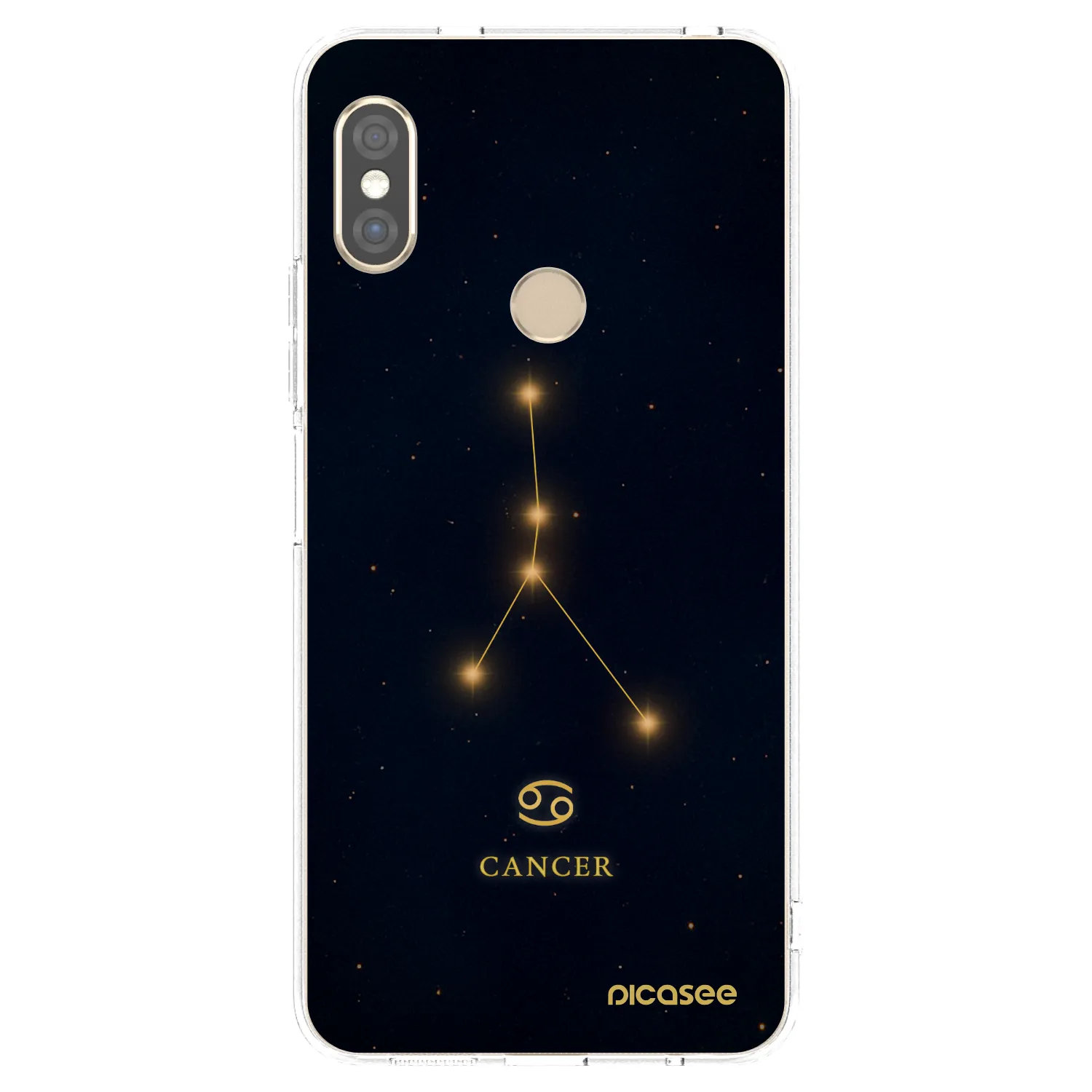 Picasee Xiaomi Redmi Note 5 Global Hülle - Transparentes Silikon - CANCER