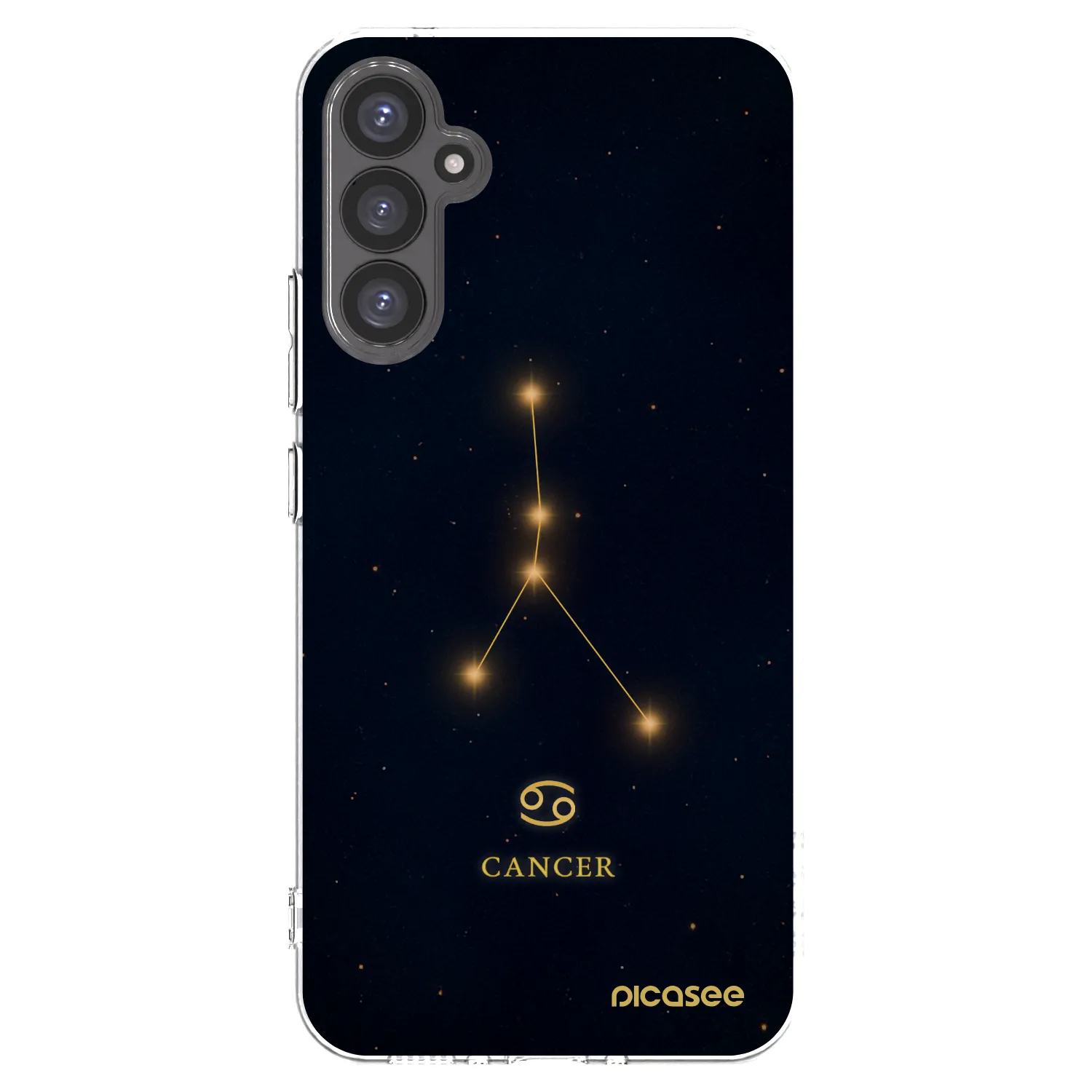 Picasee Samsung Galaxy A34 5G A346B Hülle - Transparentes Silikon - CANCER