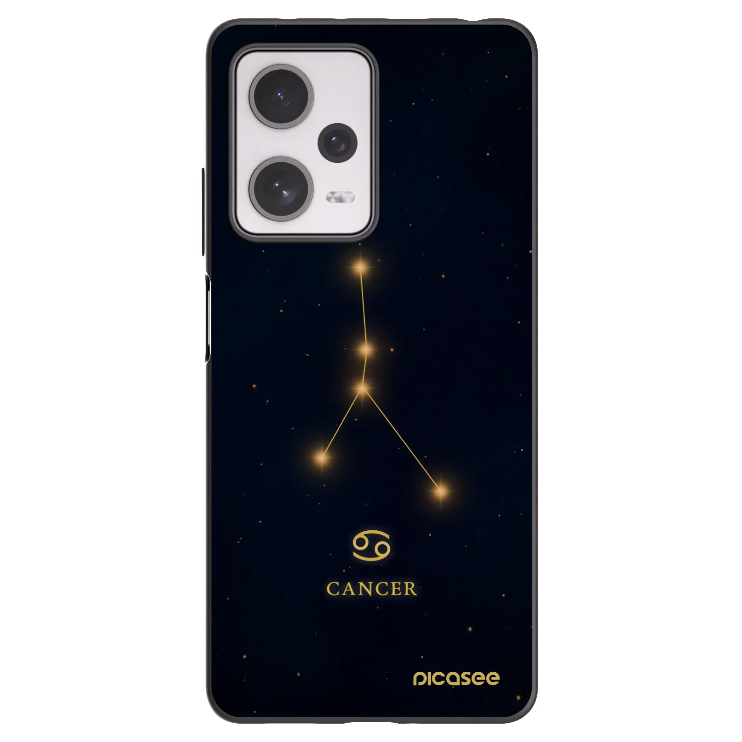 Picasee Xiaomi Redmi Note 12 Pro+ 5G Hülle - Schwarzes Silikon - CANCER