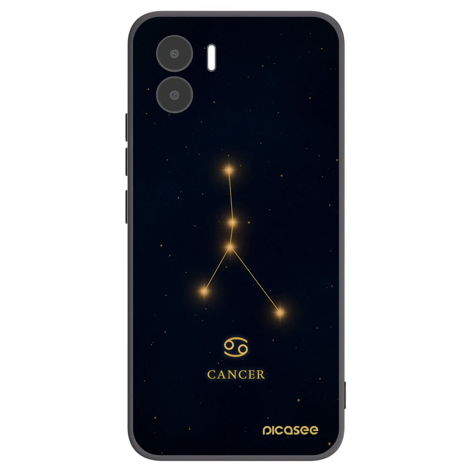 Picasee Xiaomi Redmi A2 Hülle - Schwarzes Silikon - CANCER