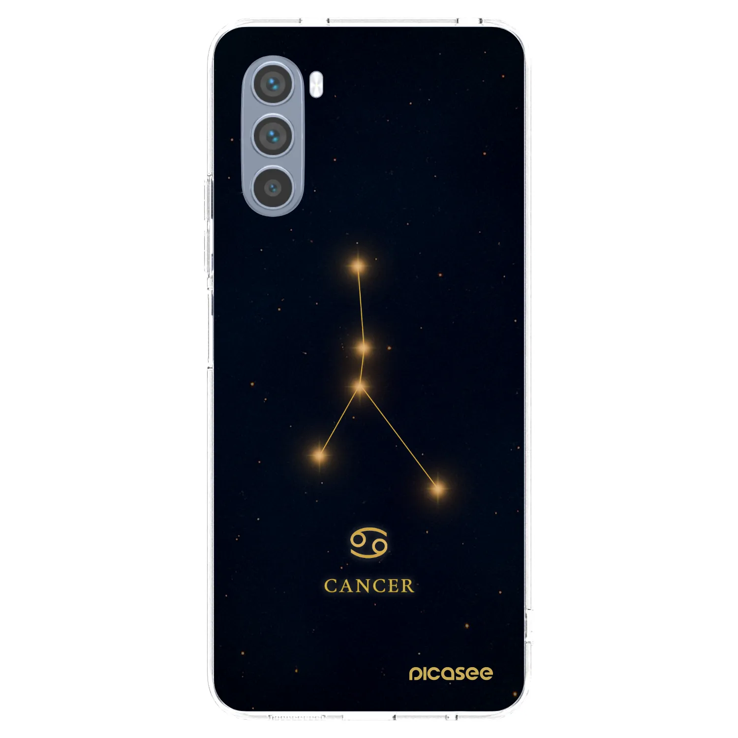 Picasee Motorola Moto G62 Hülle - Transparentes Silikon - CANCER