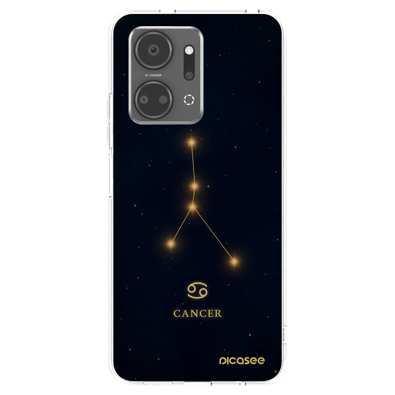 Picasee Honor X7a Hülle - Transparentes Silikon - CANCER