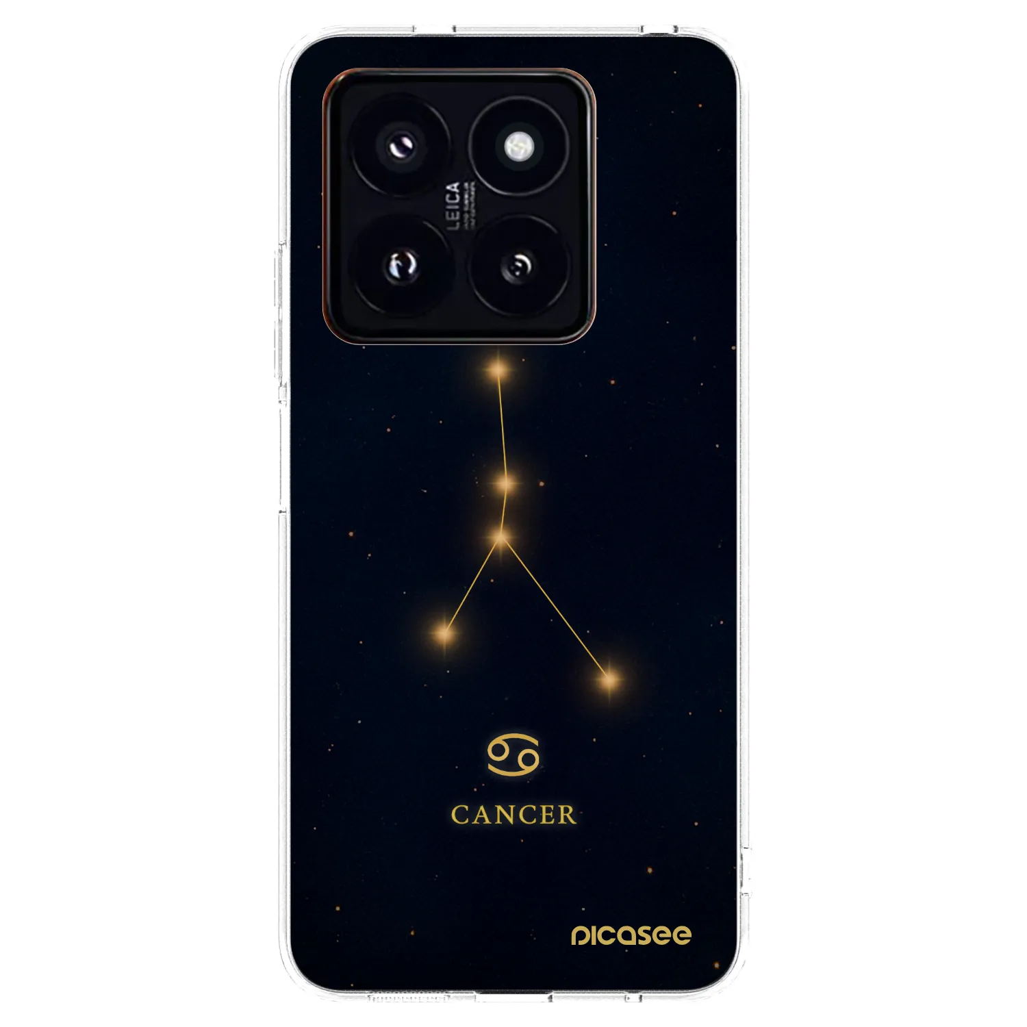 Picasee Xiaomi 14 Pro Hülle - Transparentes Silikon - CANCER