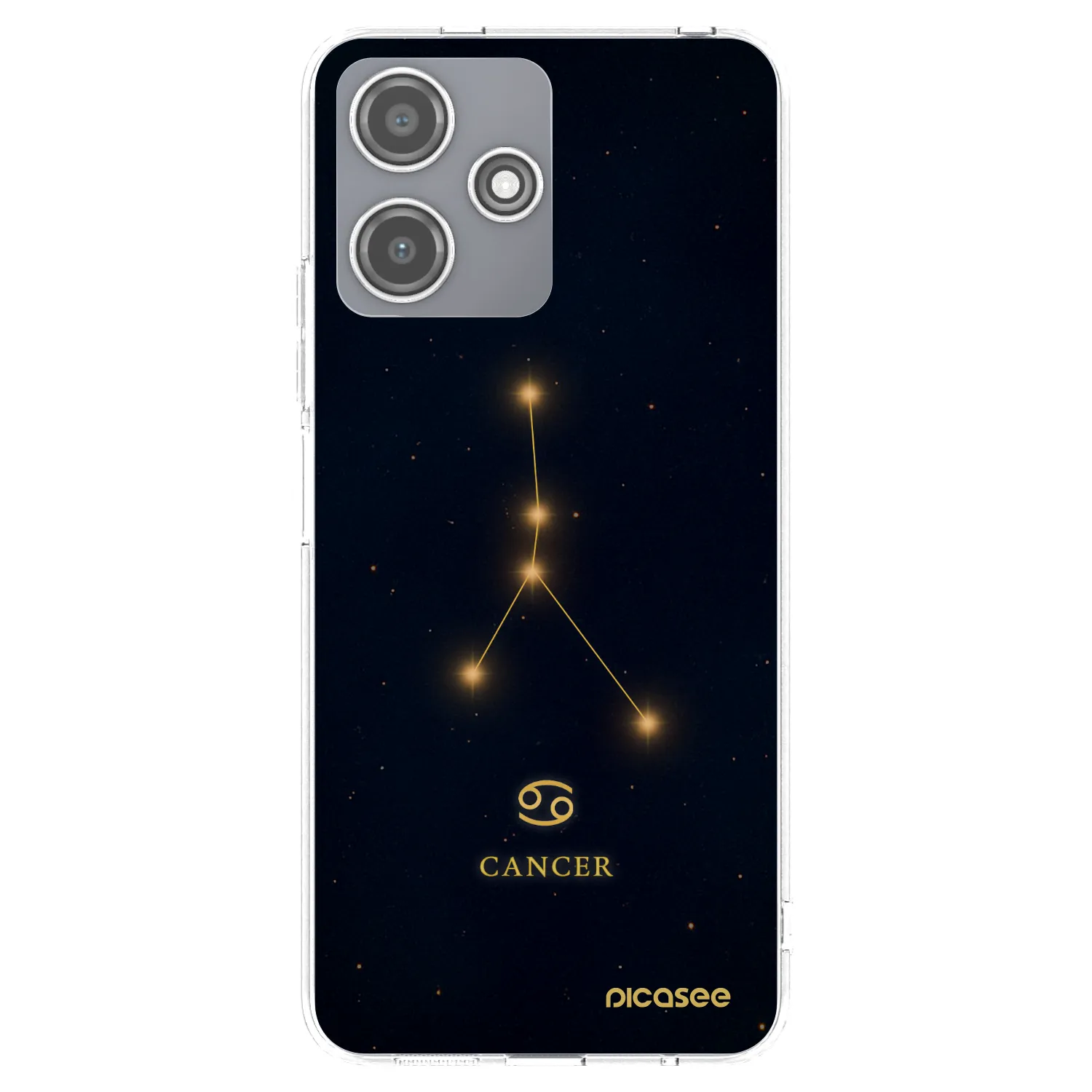 Picasee Xiaomi Redmi 12 5G Hülle - Transparentes Silikon - CANCER