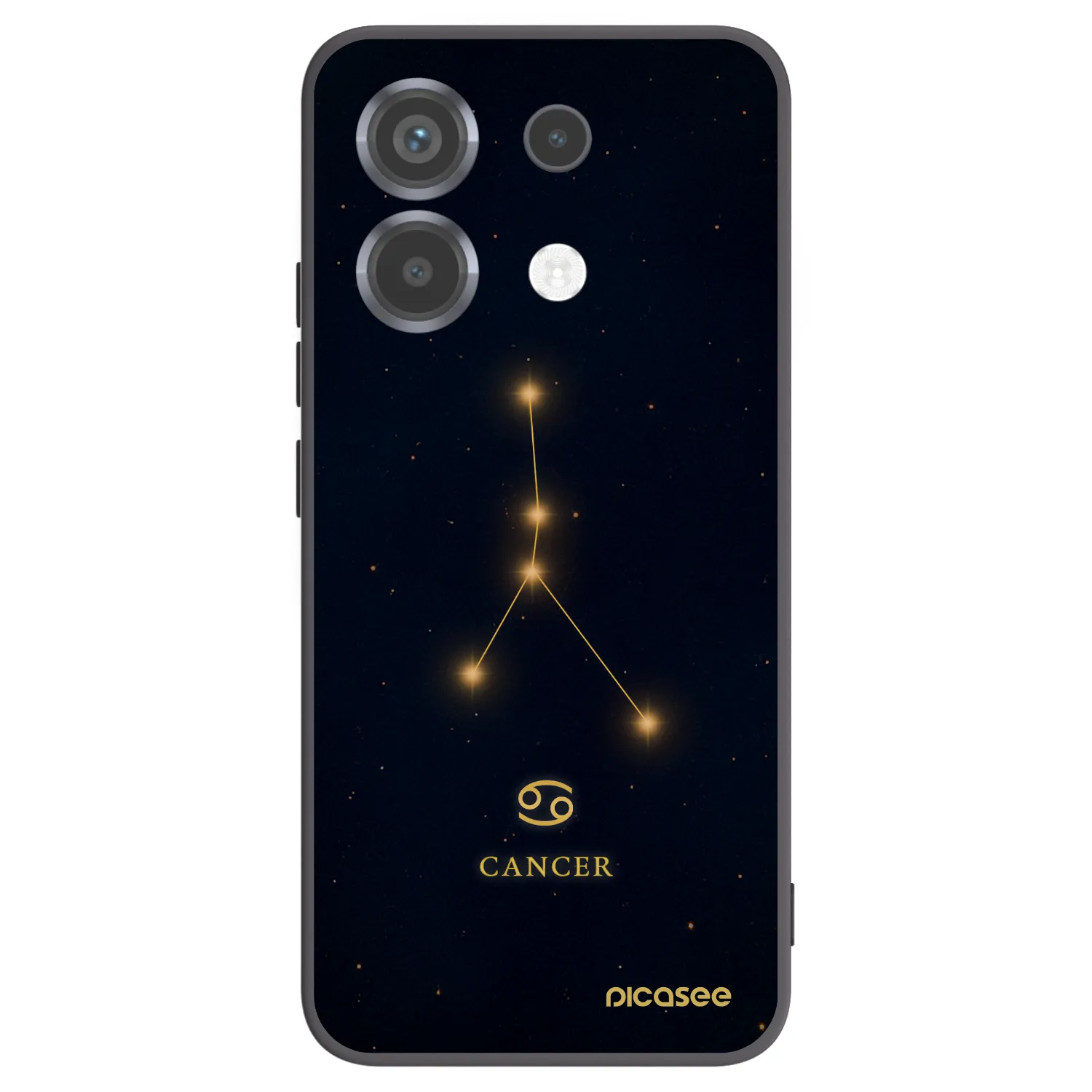 Picasee Xiaomi Poco X6 Hülle - Schwarzes Silikon - CANCER