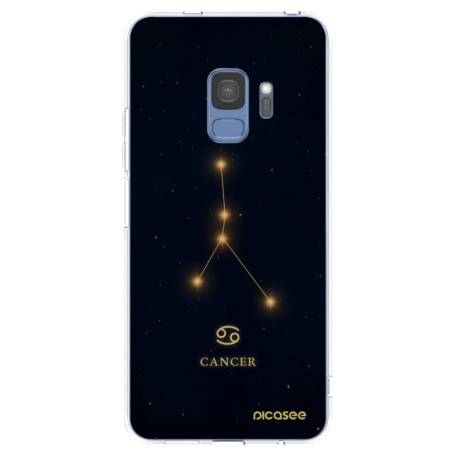Picasee Samsung Galaxy S9 G960F Hülle - Transparentes Silikon - CANCER