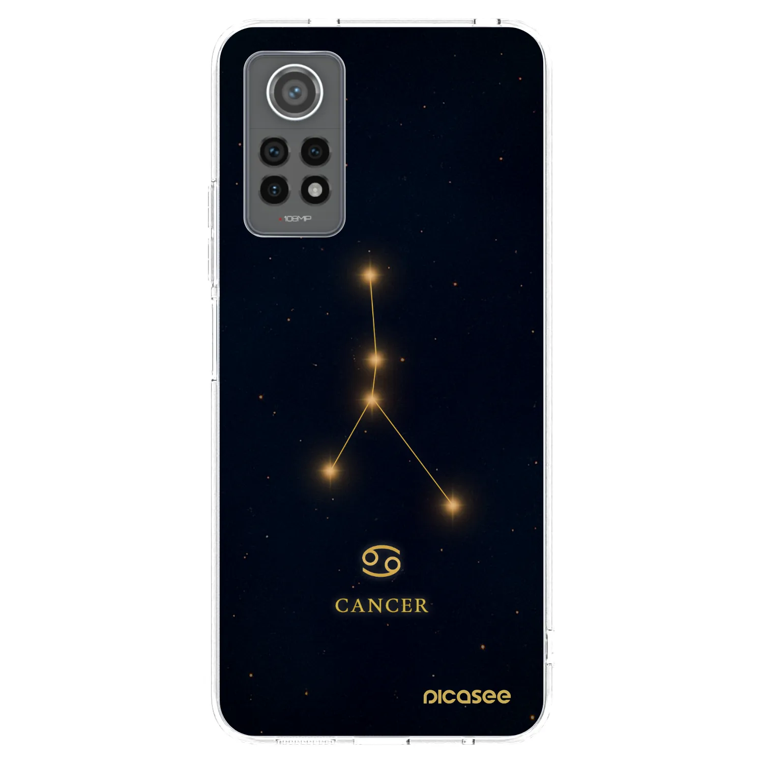 Picasee Xiaomi Redmi Note 12 Pro 4G Hülle - Transparentes Silikon - CANCER